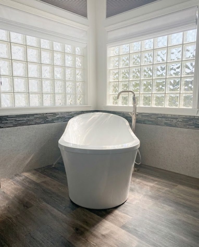 Bathroom transformation example